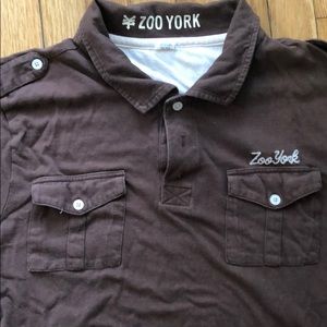 Zoo York military style polo